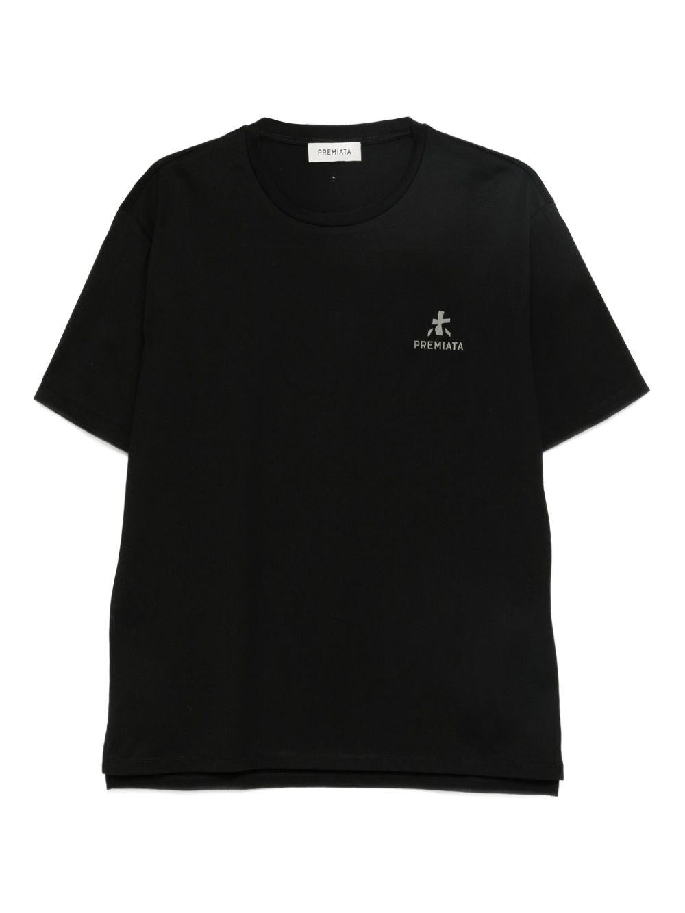 PREMIATA T-shirt nera con logo 