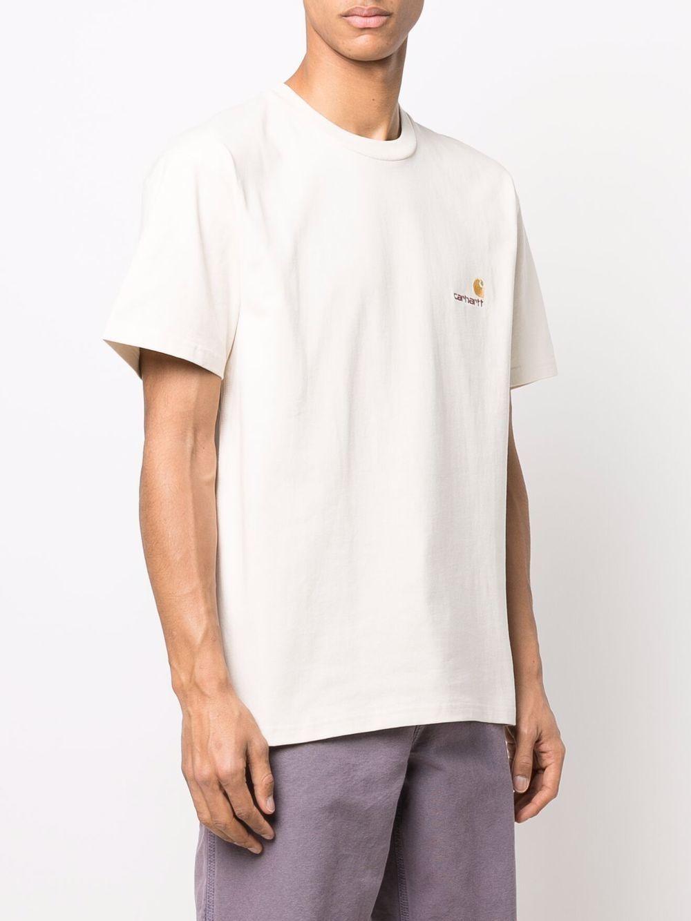 CARHARTT WIP T-shirt S/S American Script naturale 