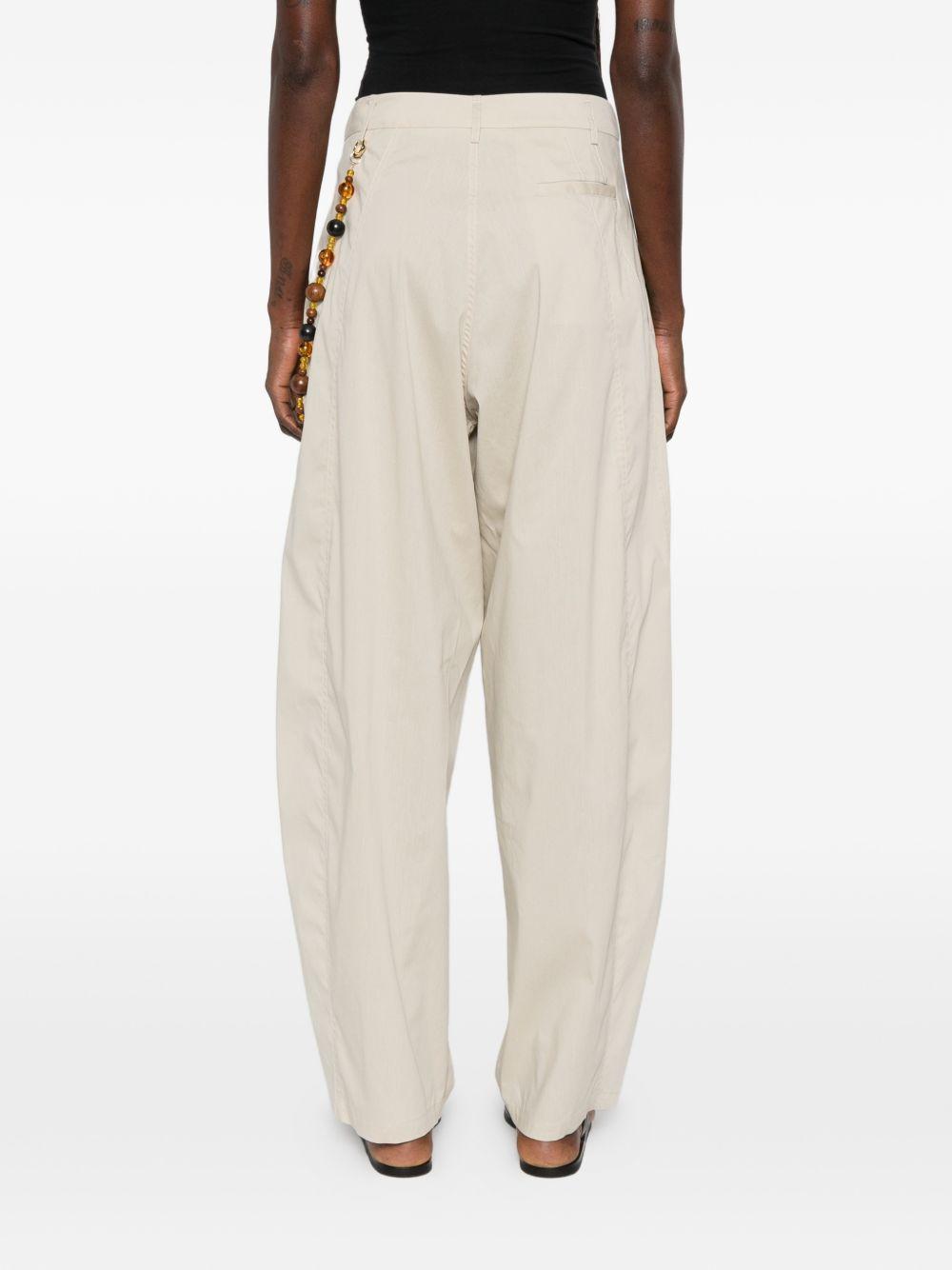 DARKPARK Pantaloni Phebe con ciondolo di perline 