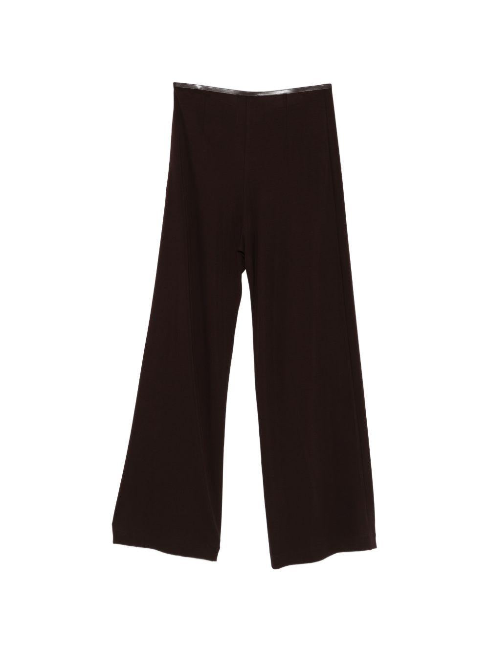 SEMICOUTURE Pantaloni marroni casual 