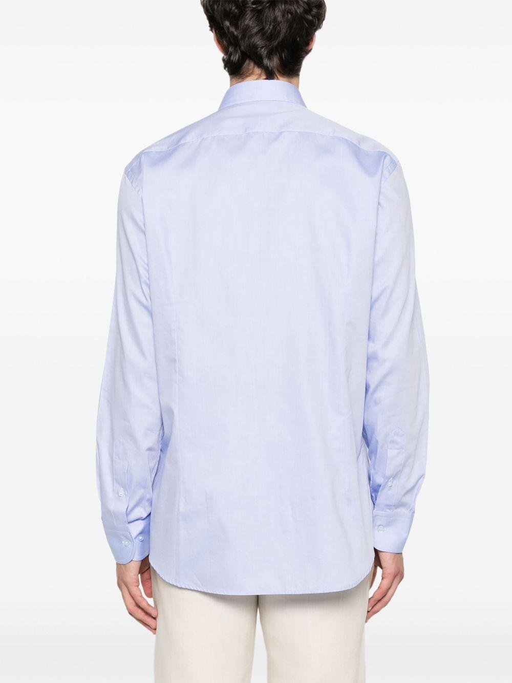 ETRO Camicia in cotone azzurro 