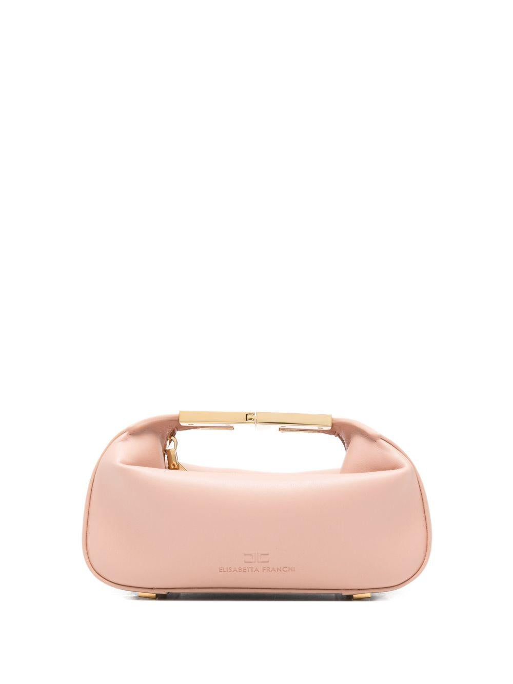 ELISABETTA FRANCHI Borsa Hobo con manico gioiello 