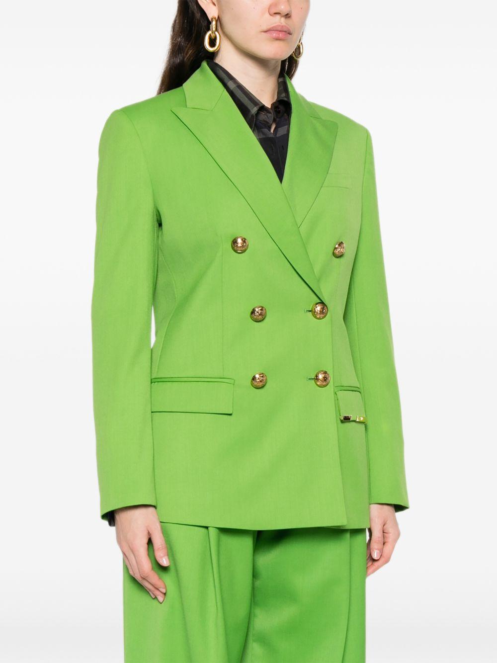 ELISABETTA FRANCHI Blazer doppiopetto con bottoni dorati e tasche 