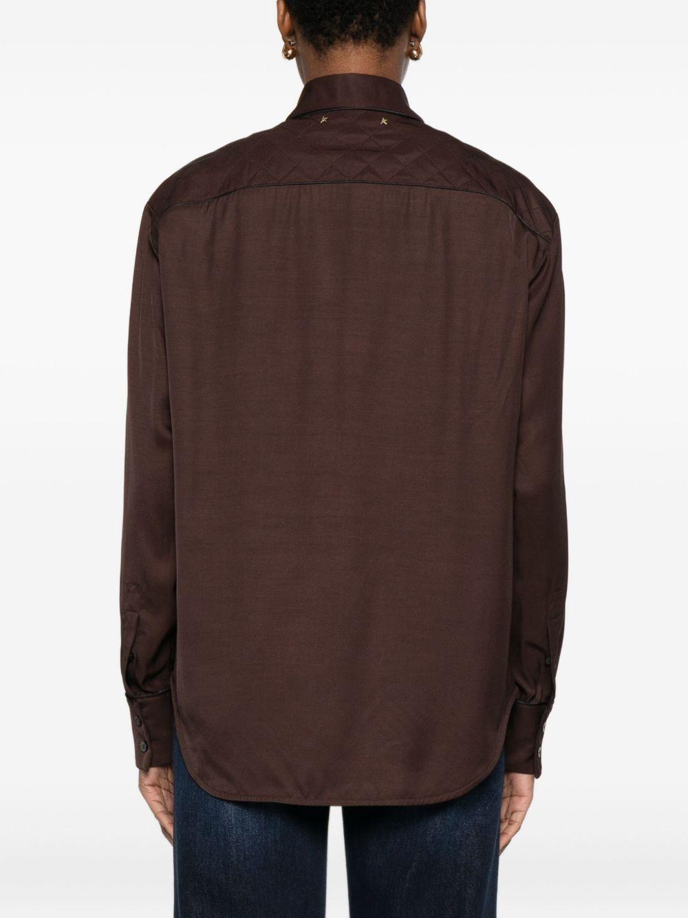 GOLDEN GOOSE Camicia trapuntata 