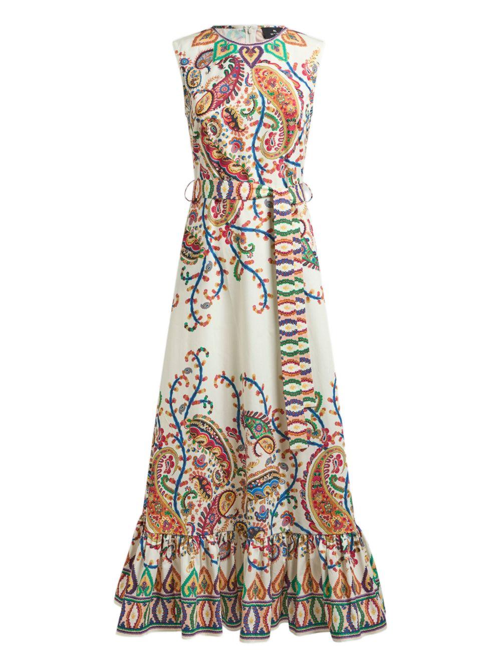 ETRO Abito lungo con fantasia 