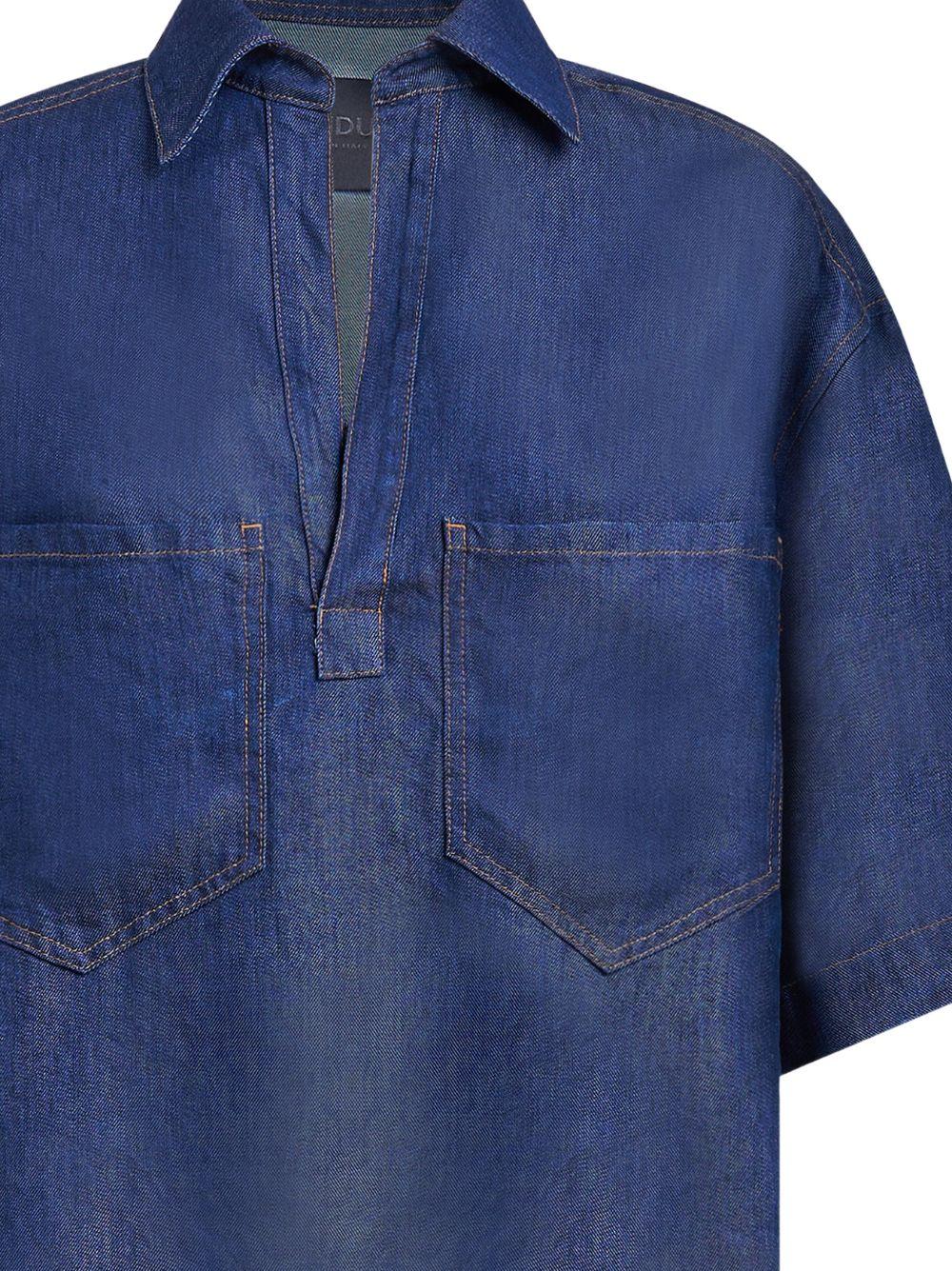 DONDUP Camicia in denim con tasche 