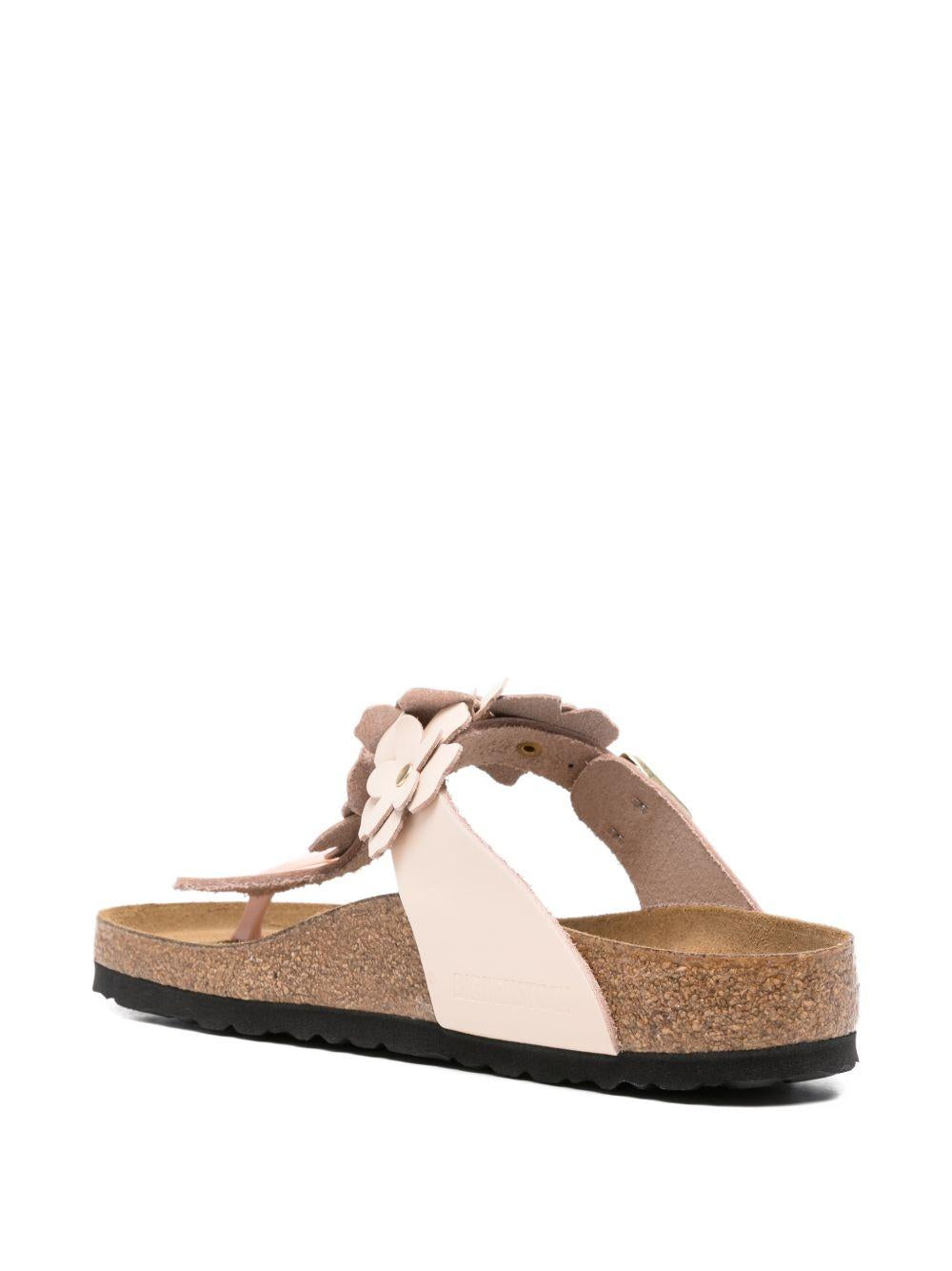 BIRKENSTOCK Ciabatte infradito Gizeh con dettagli floreali 