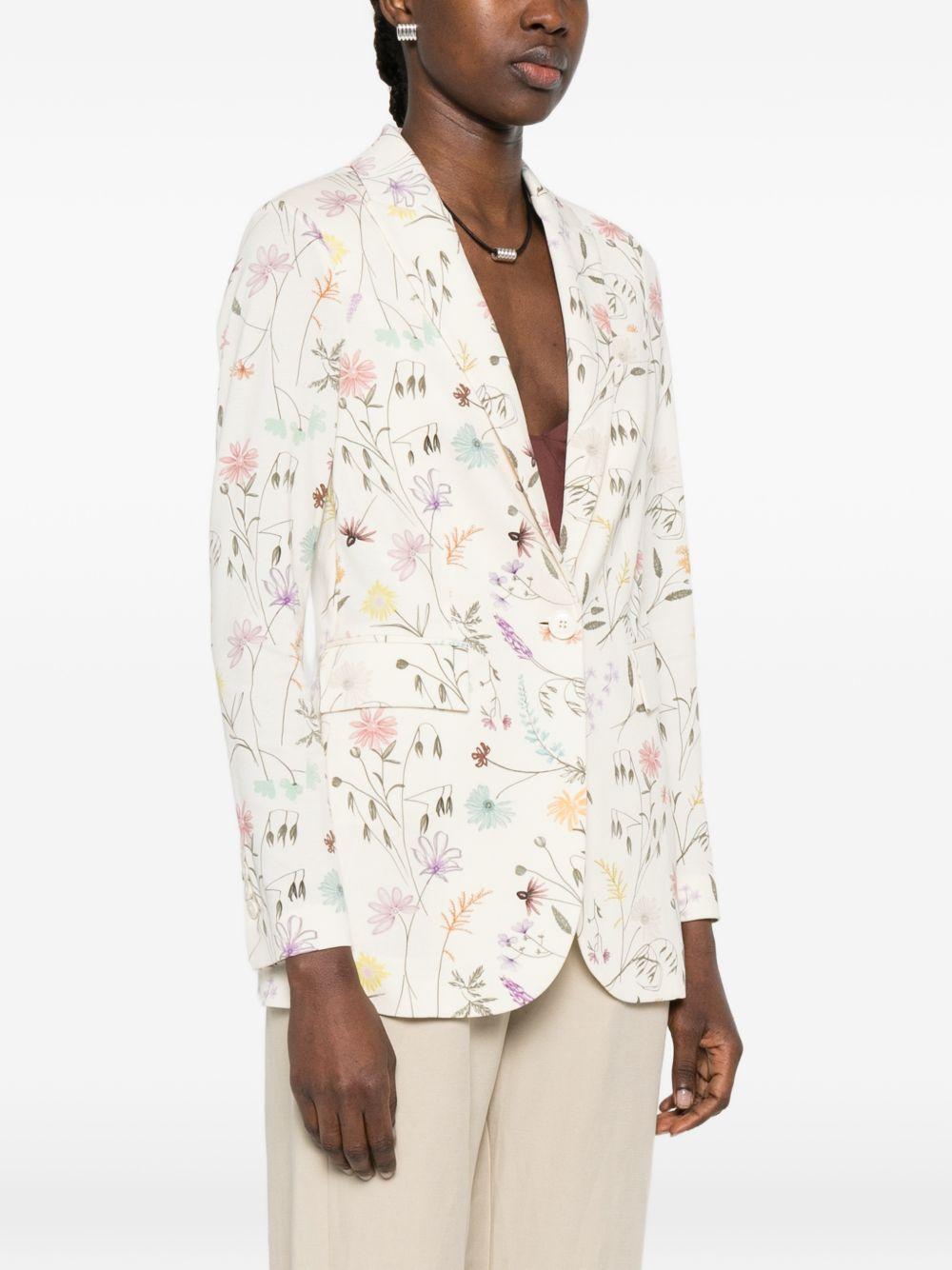 CIRCOLO 1901 Blazer elegante e leggero con stampa floreale 