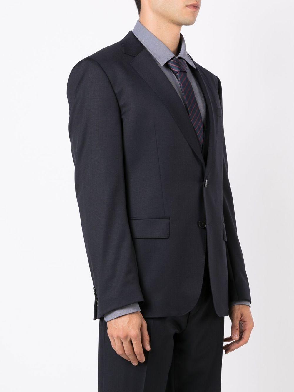BOSS Blazer H Huge in lana vergine blu navy 