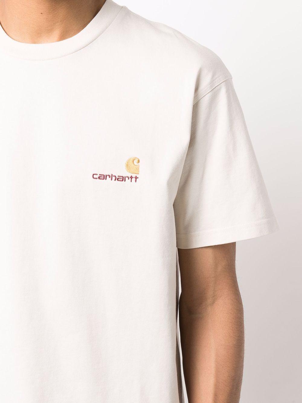 CARHARTT WIP T-shirt S/S American Script naturale 