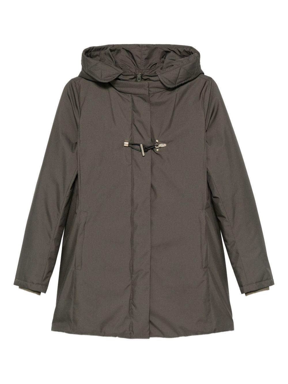 FAY Piumino Toggle coat in gabardina tecnica 