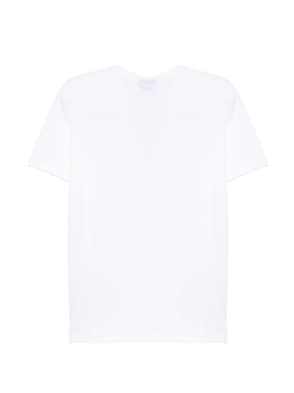 SAVE THE DUCK T-shirt Chicago elasticizzata bianca 