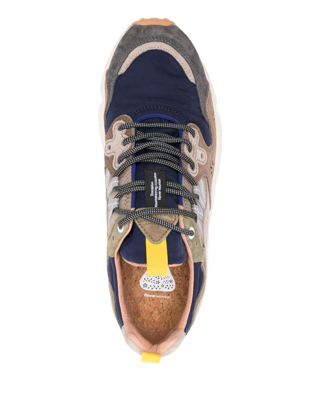 FLOWER MOUNTAIN Sneakers marroni multicolore 