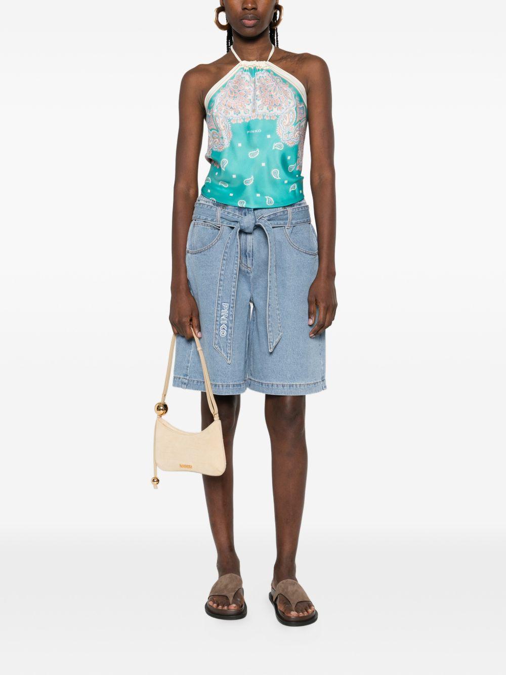 PINKO Top halter 'Synchro' 