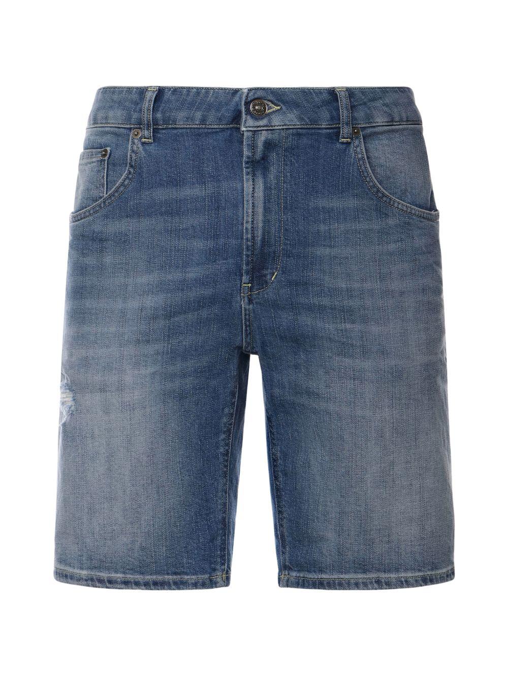 DONDUP Short in denim lavaggio medio 