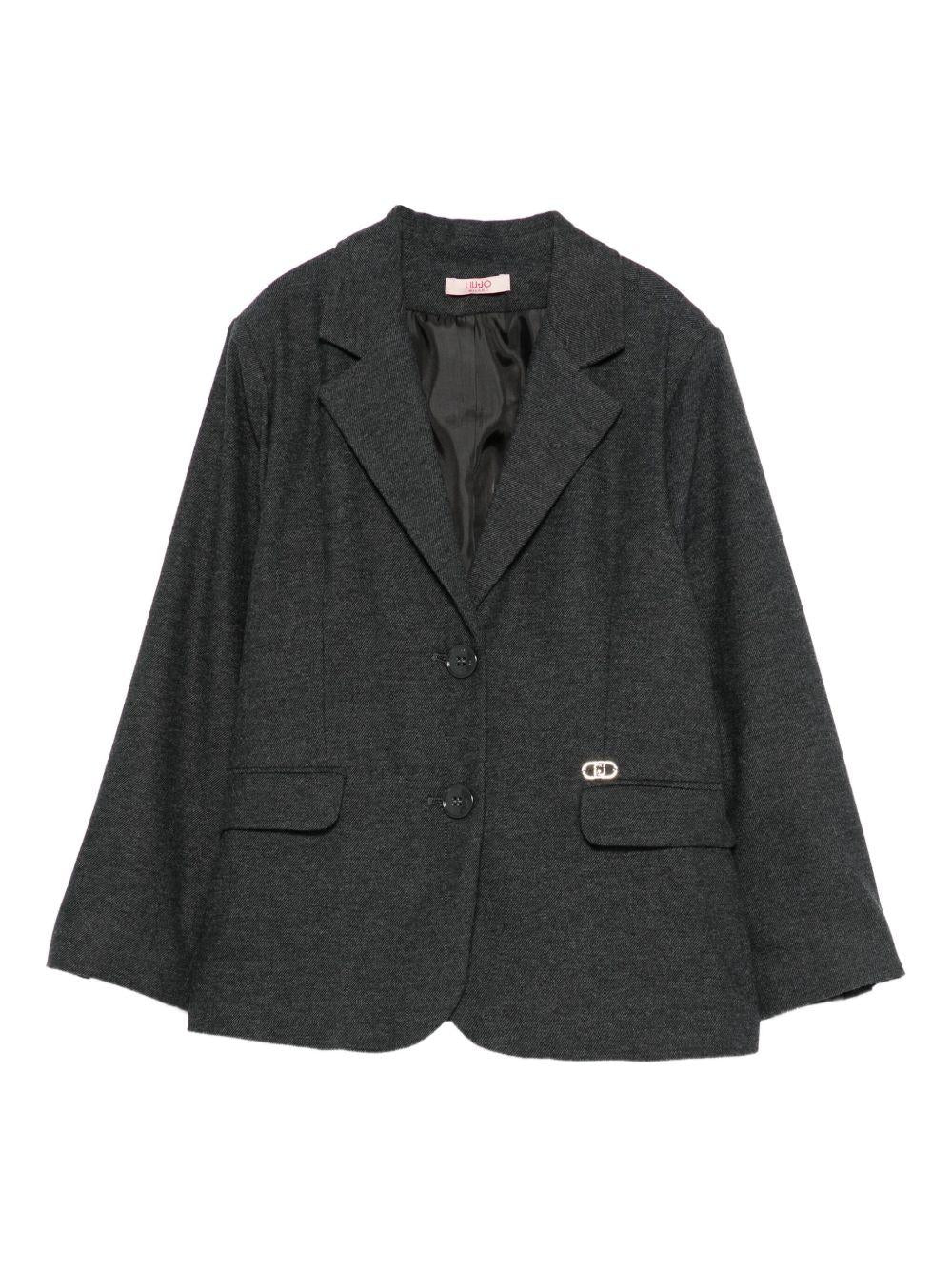 LIUJO Giacca grigia monopetto 