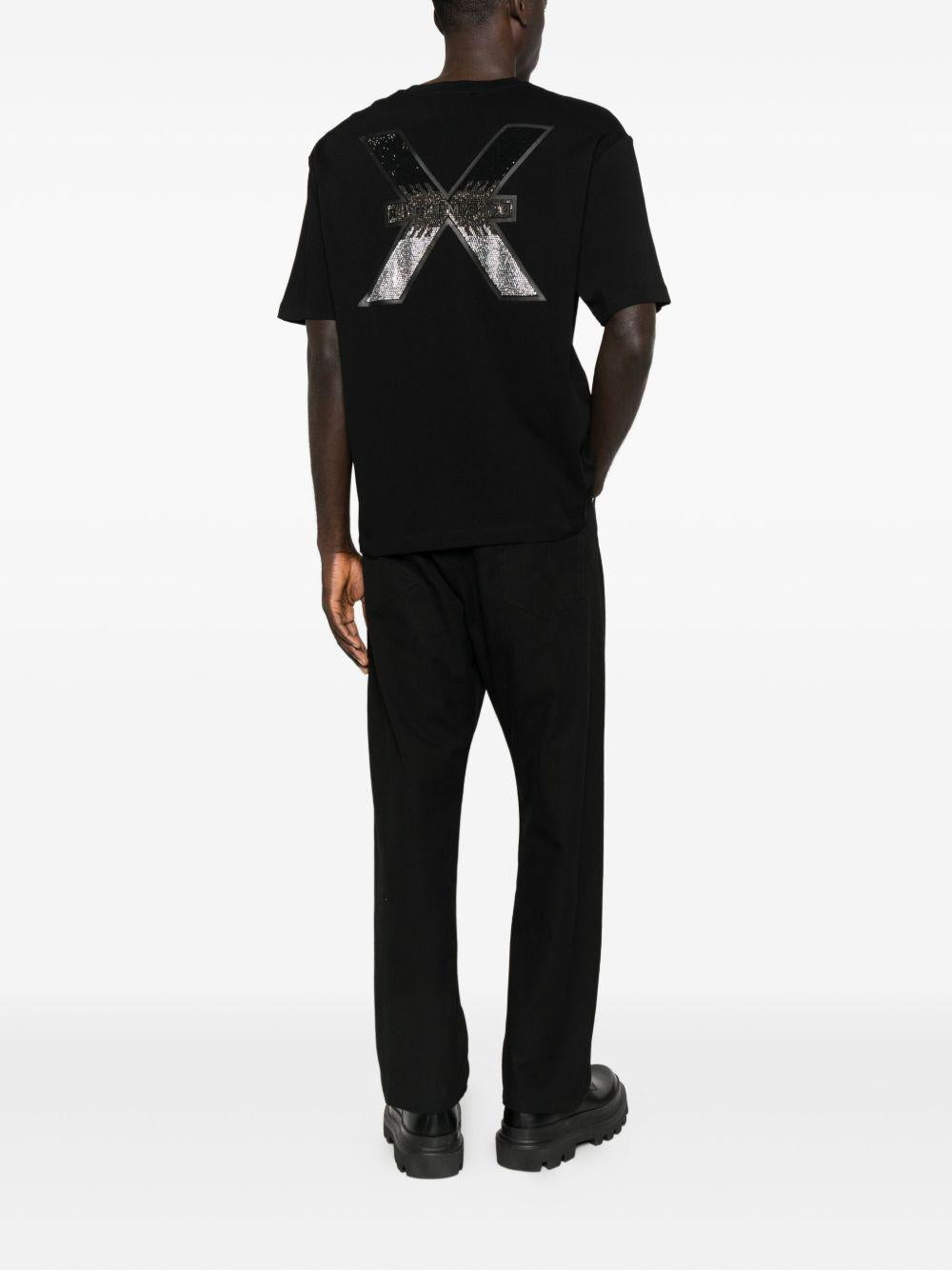 JOHN RICHMOND T-shirt girocollo nera 