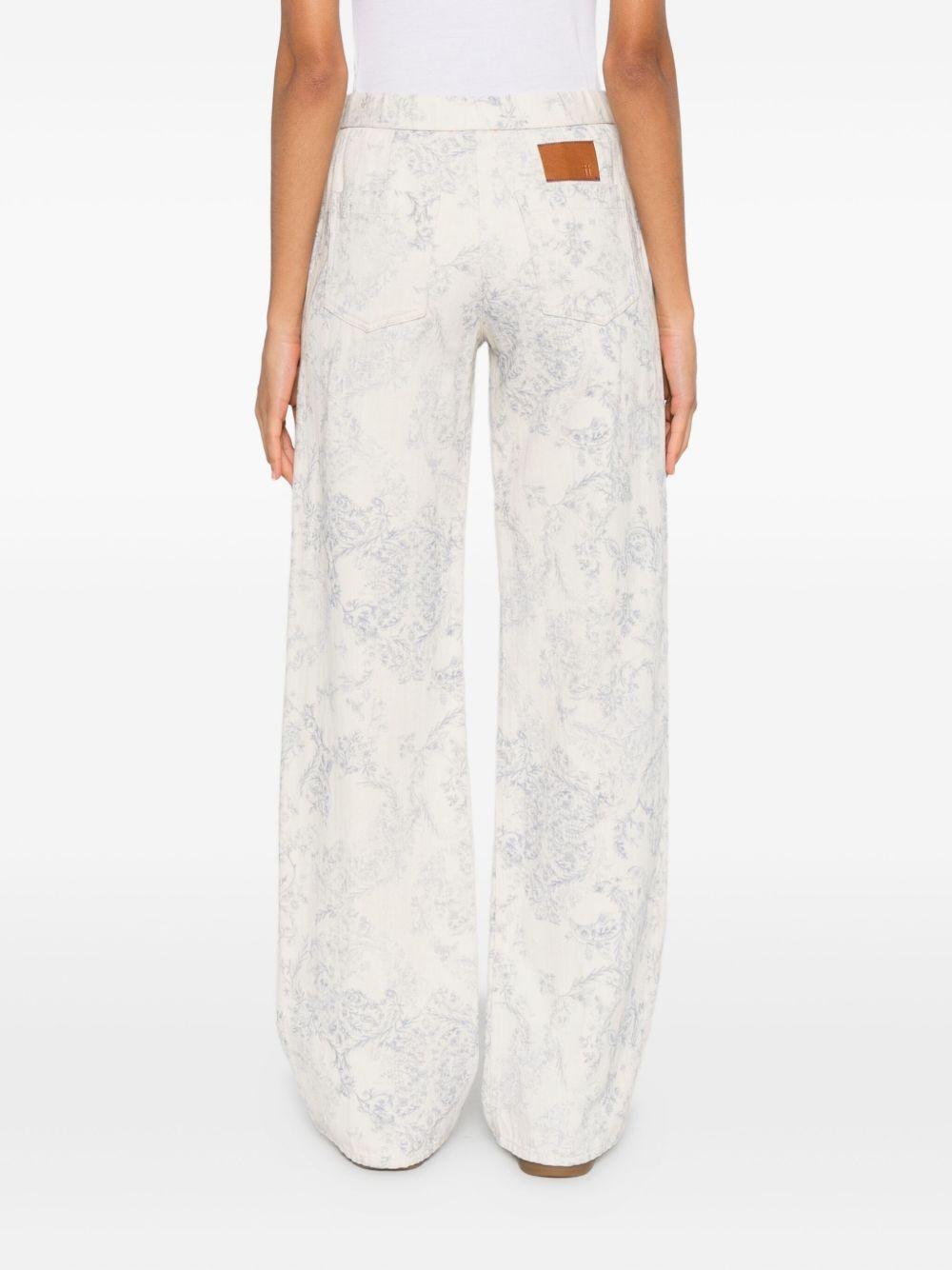 FORTE FORTE Pantaloni 'My Pants' con stampa floreale 