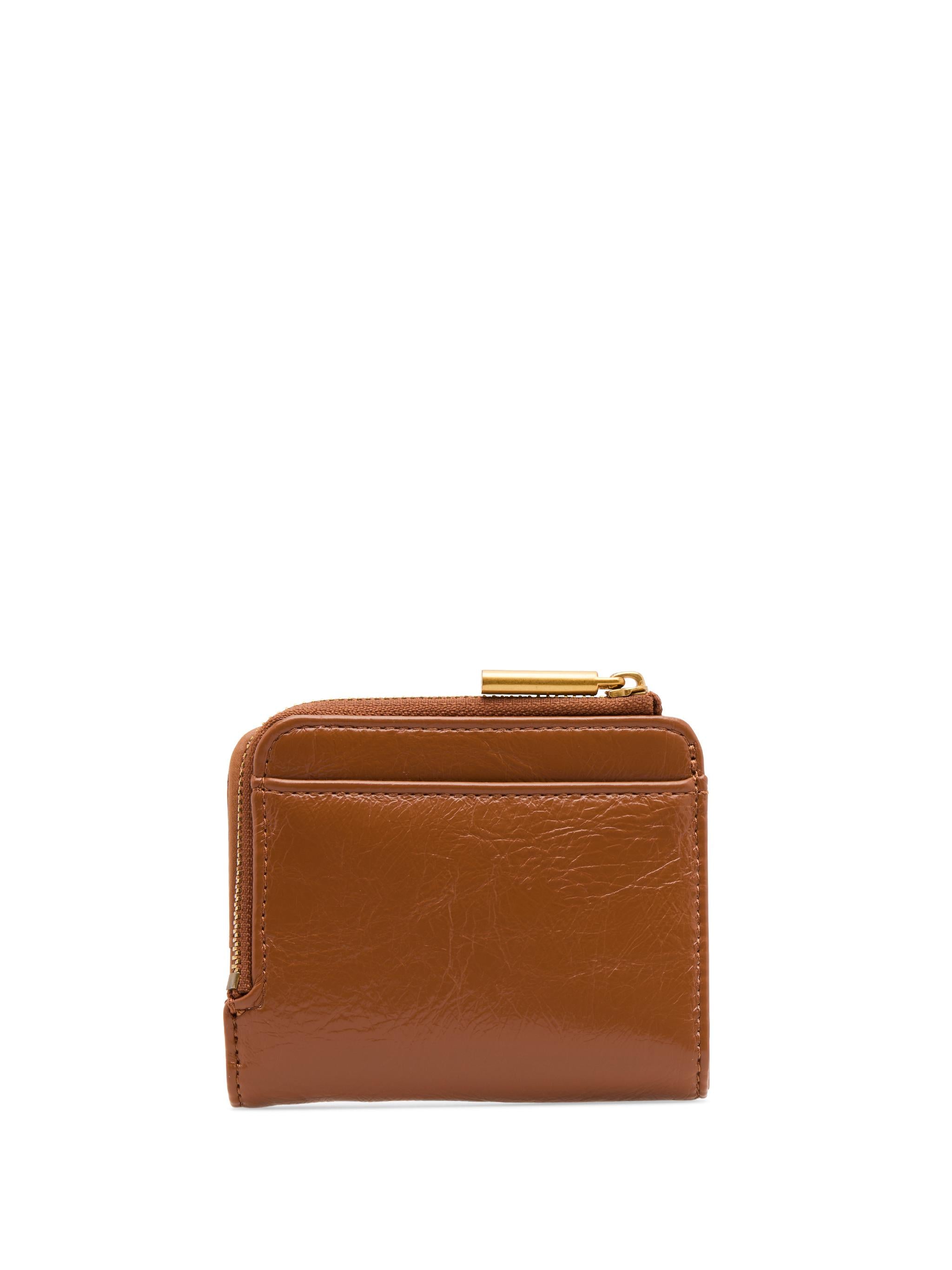 LIUJO Portafoglio in ecopelle marrone con logo 