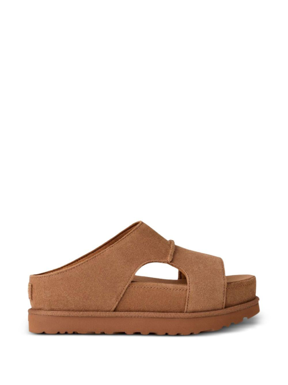 UGG Ciabatte slide in camoscio W Goldenstar Hi Cutout Slide 