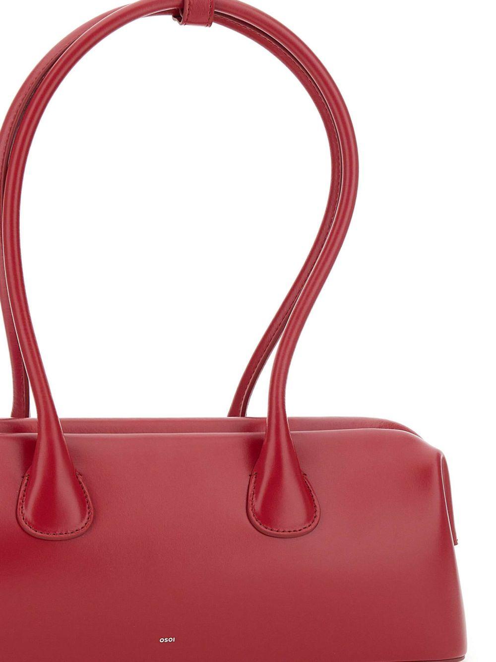 OSOI Borsa a spalla 'Boat Wide Red' 