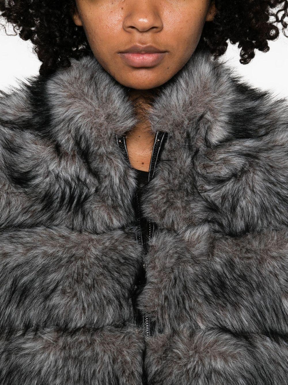 BETTA CORRADI Giacca oversize in pelliccia sintetica 