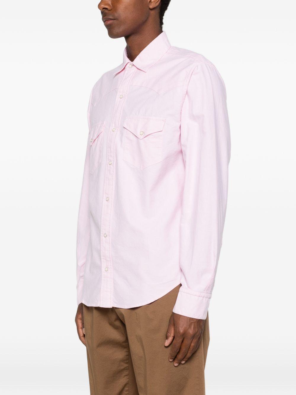 CHESAPEAKES Camicia Flagstaff rosa con tasche sul petto 