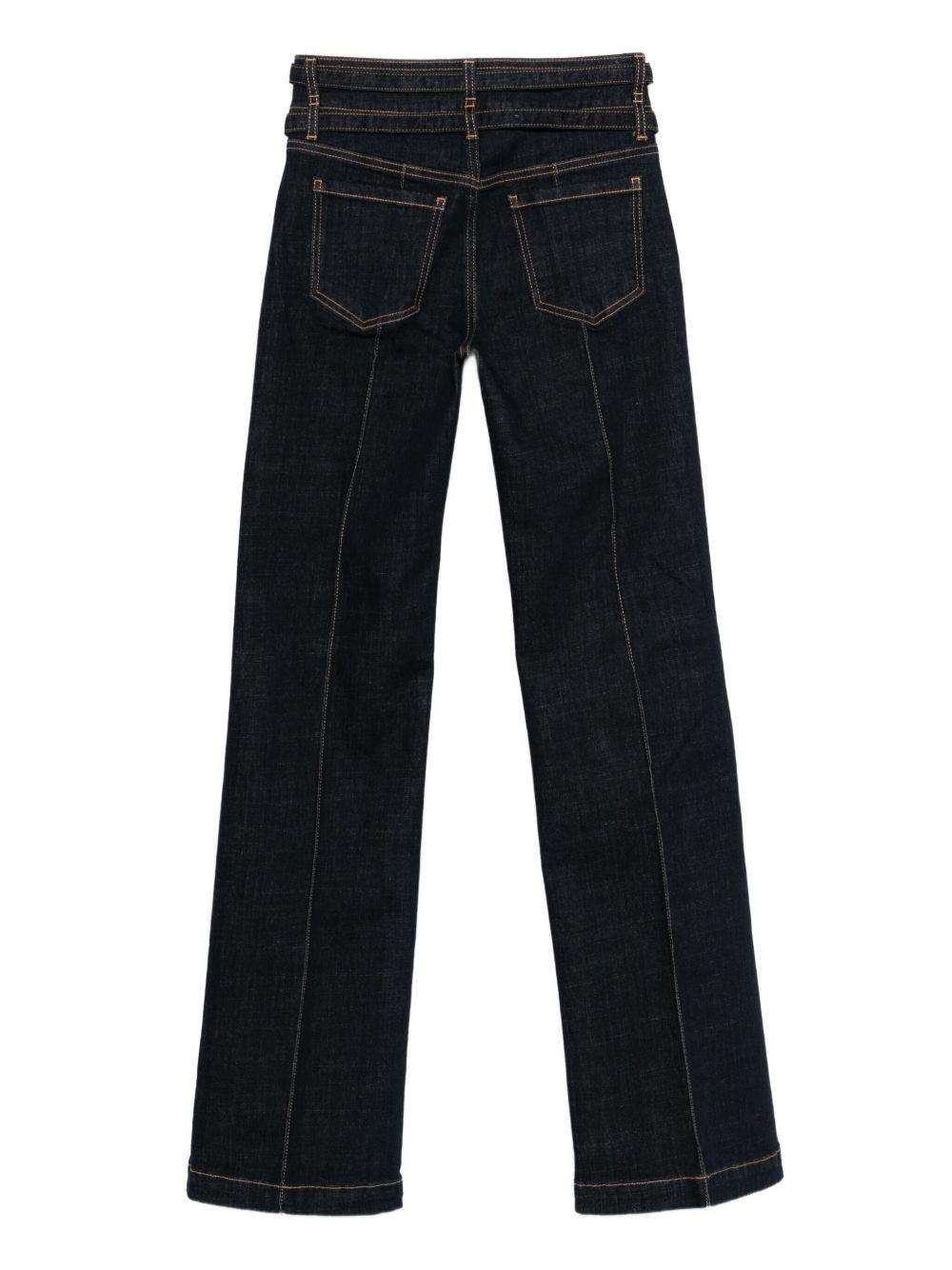 BLUGIRL Jeans blu a gamba dritta 