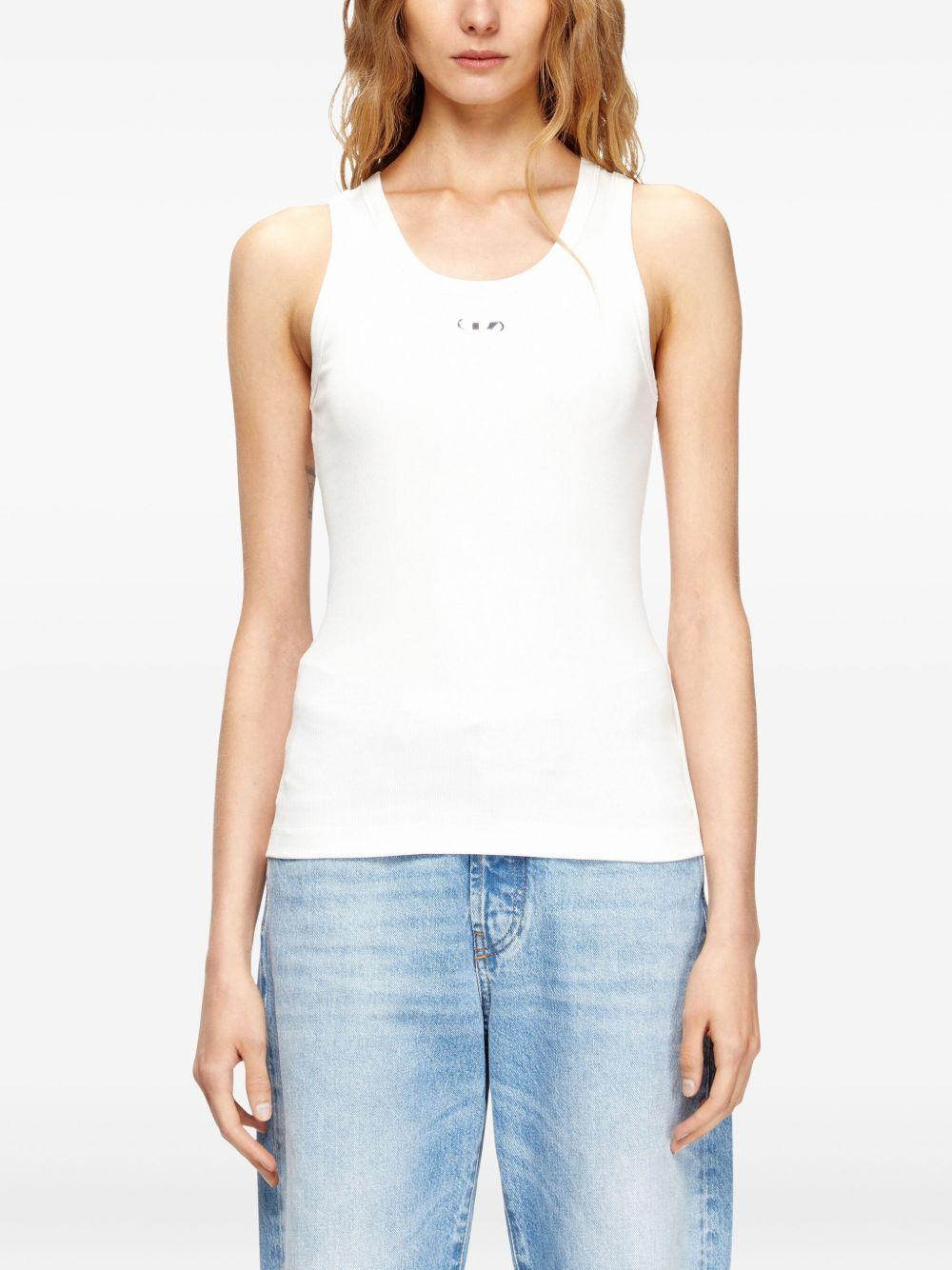 DIESEL T-shirt in cotone senza maniche 