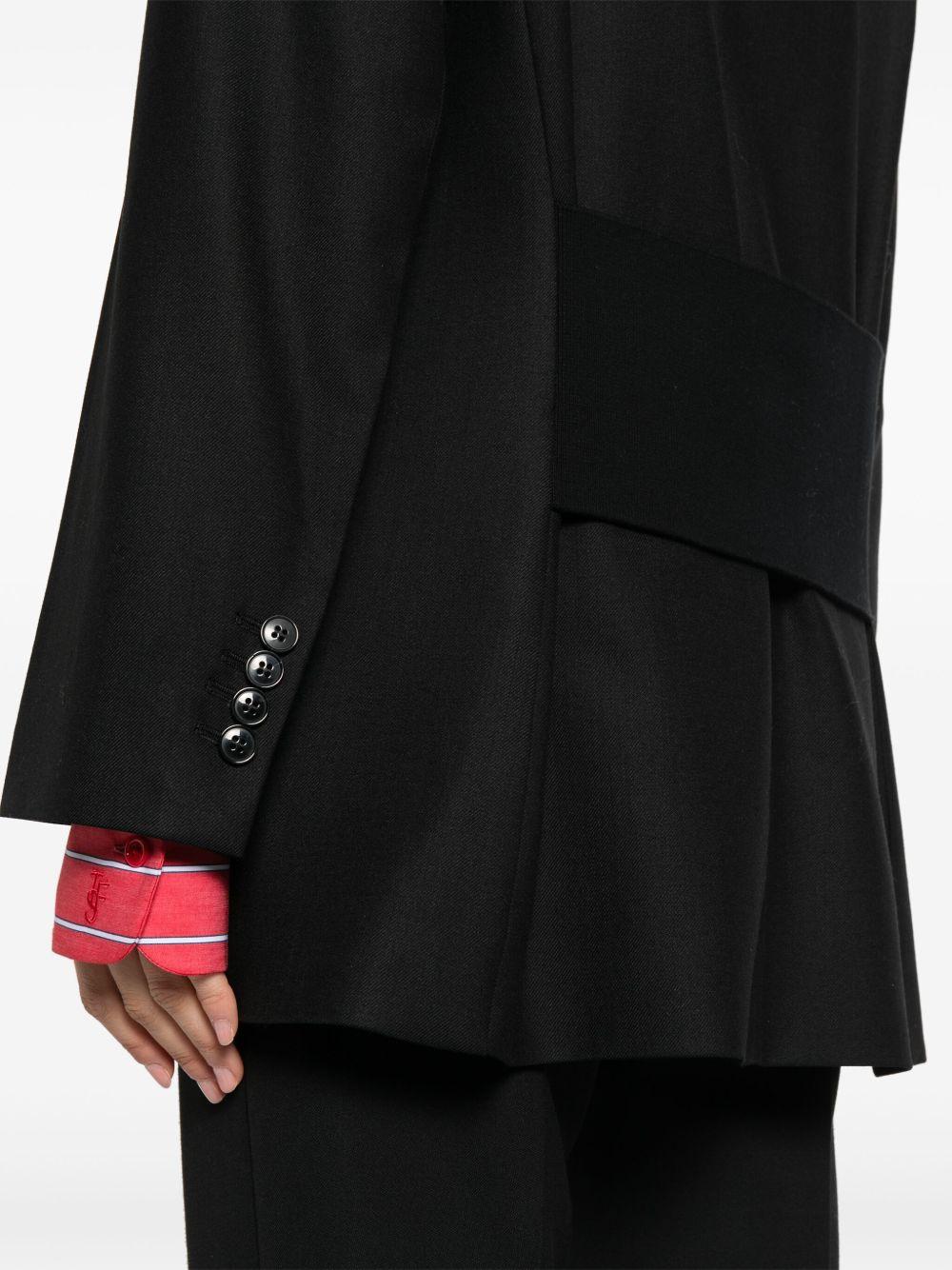 VICTORIA BECKHAM Blazer doppiopetto nero 