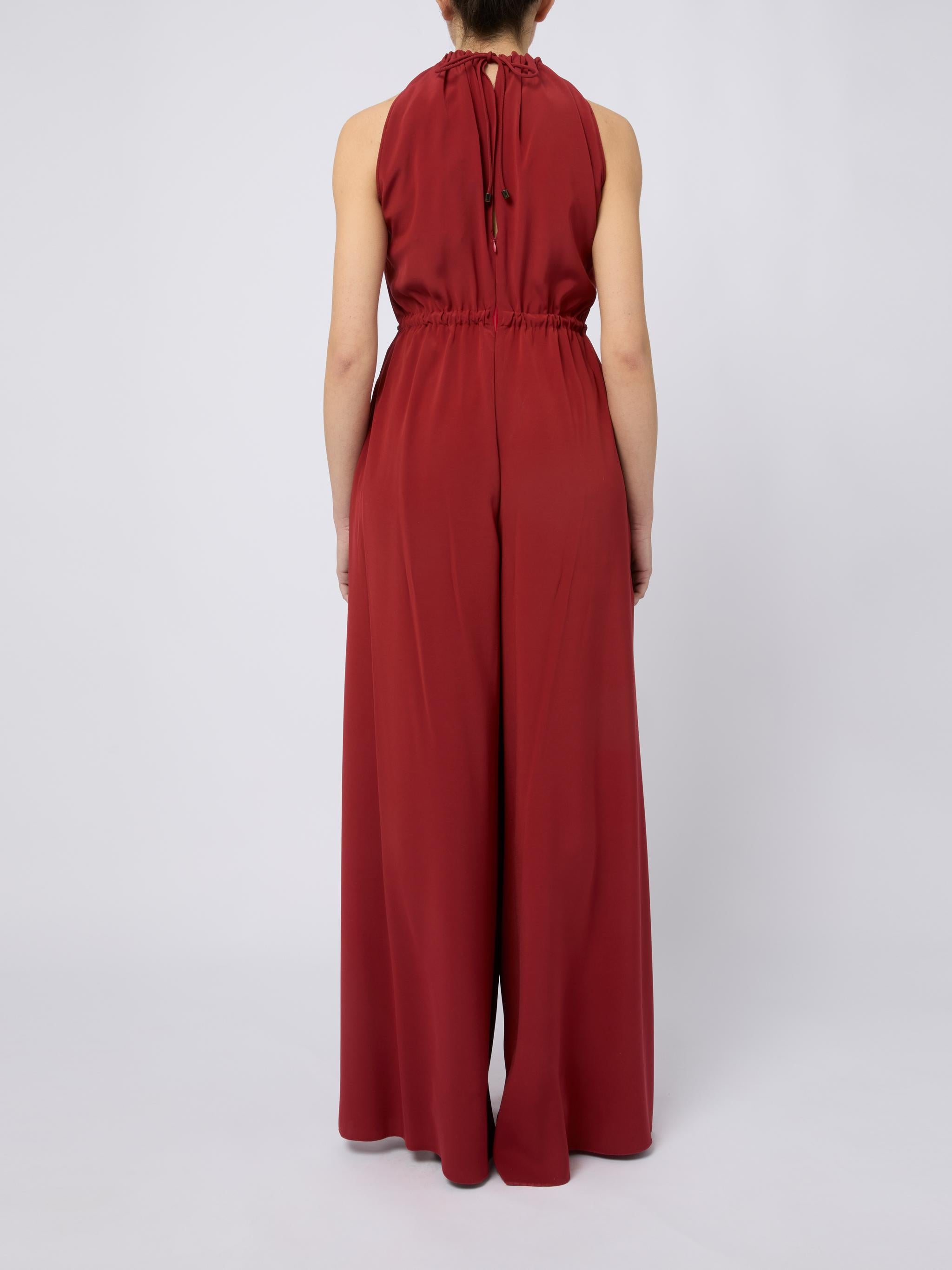 MAX MARA Tuta elegante Malamaro rossa 