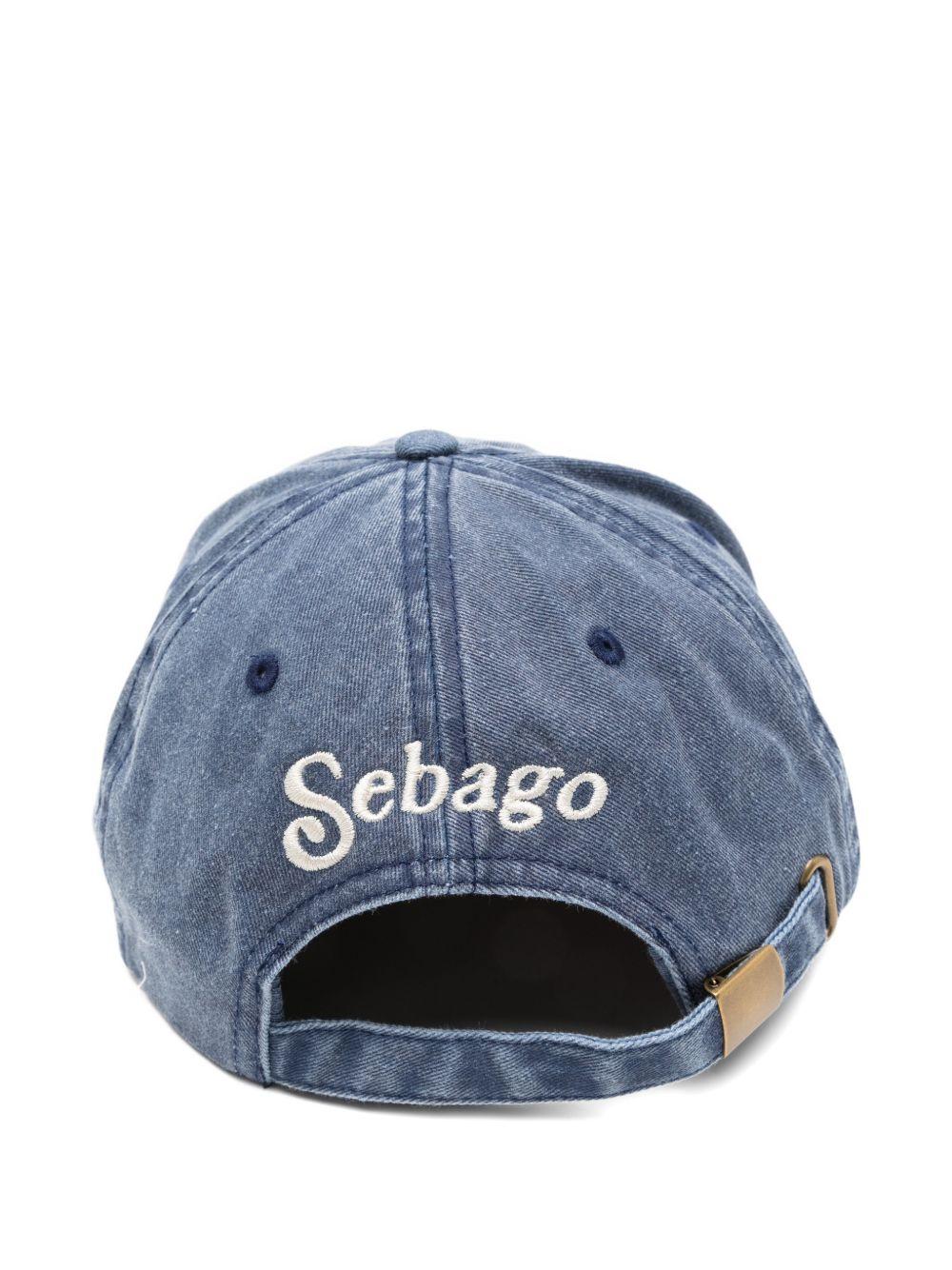 SEBAGO Cappello da baseball in cotone con ricamo 