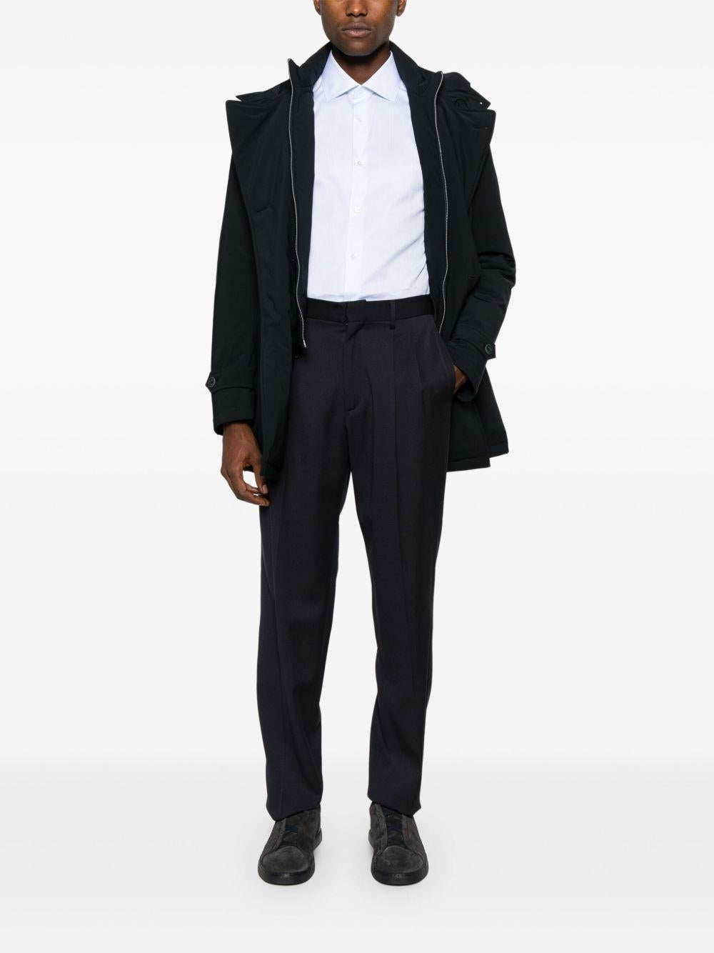 HERNO Cappotto doppiopetto 'Peacot' blu 