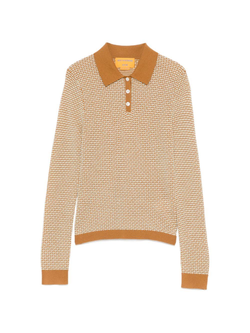 GUEST IN RESIDENCE Polo a maniche lunghe in cashmere 