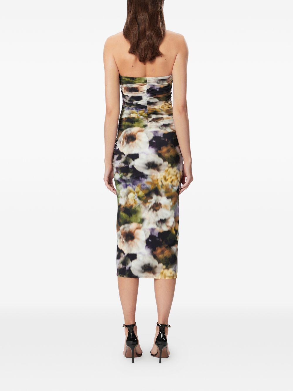AMAZUIN Abito midi Natalie Faded Floral 