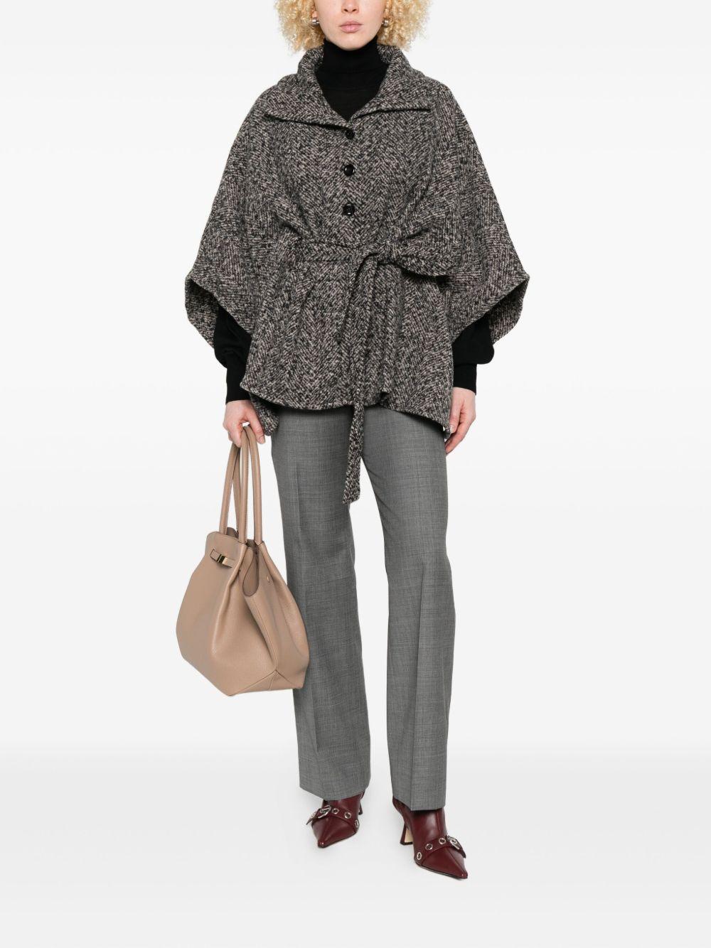 LIUJO Poncho con cintura 