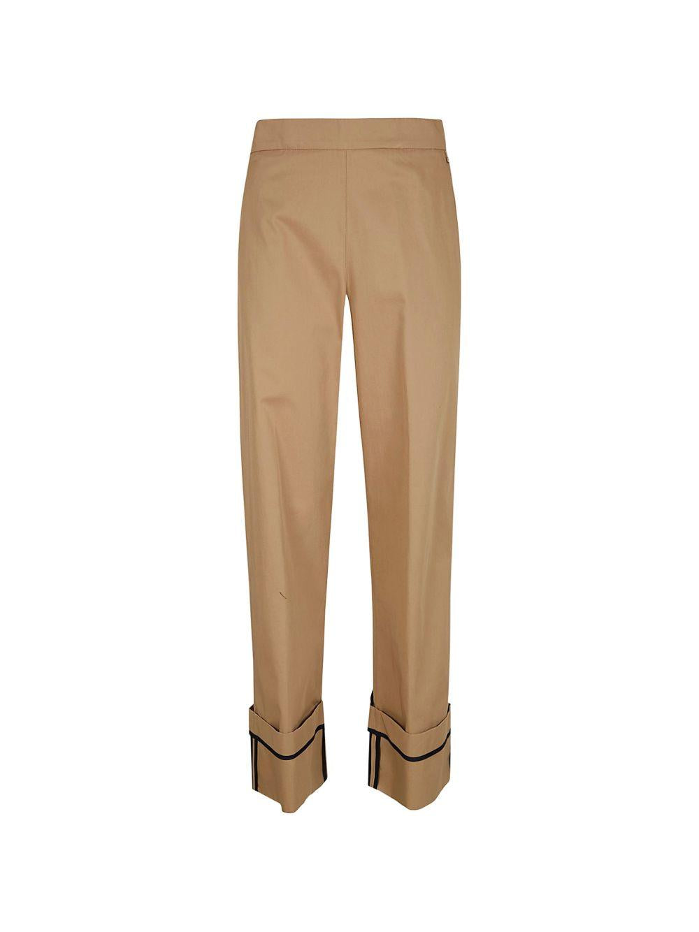 HERNO Pantaloni marrone chiaro con elastico 