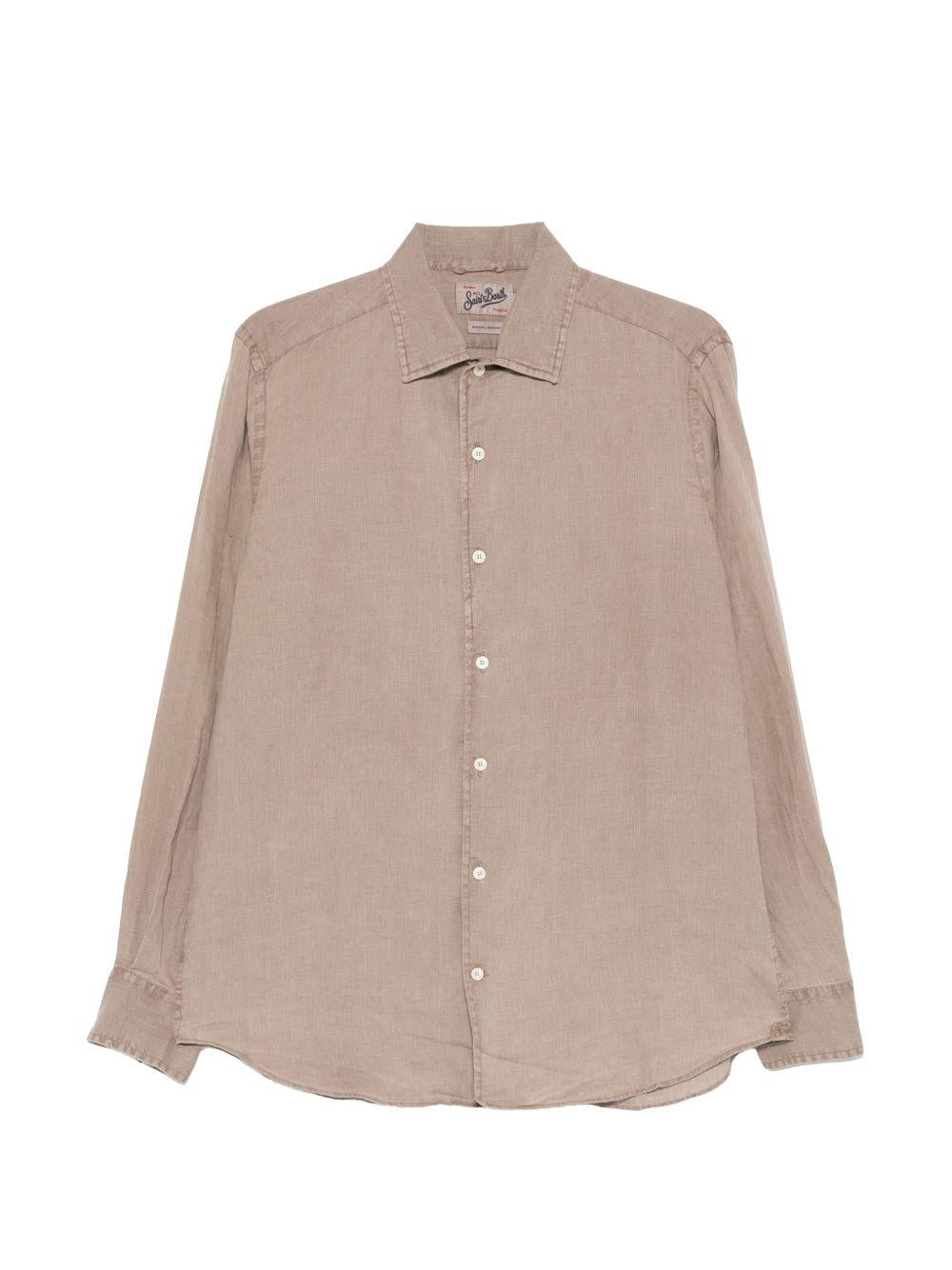 MC2 SAINT BARTH Camicia Raphael in lino beige 