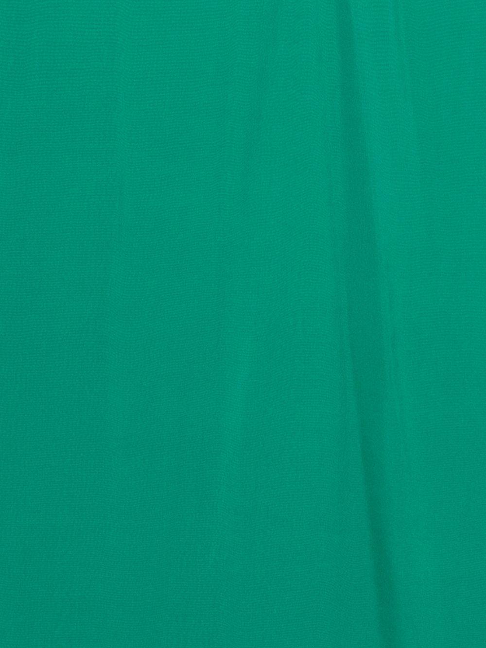 RAQUEL DINIZ Foulard in seta verde 
