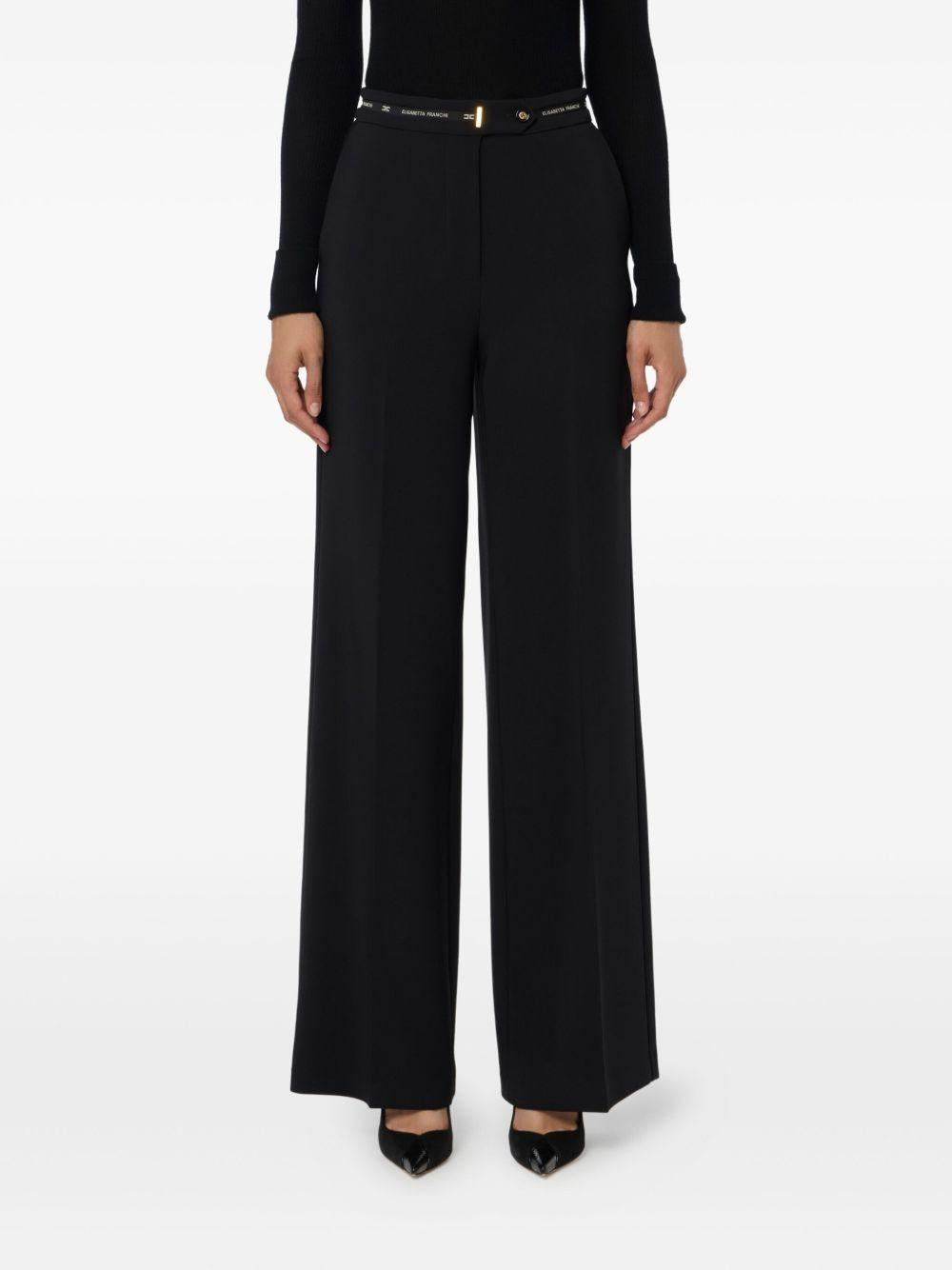 ELISABETTA FRANCHI Pantaloni eleganti neri 