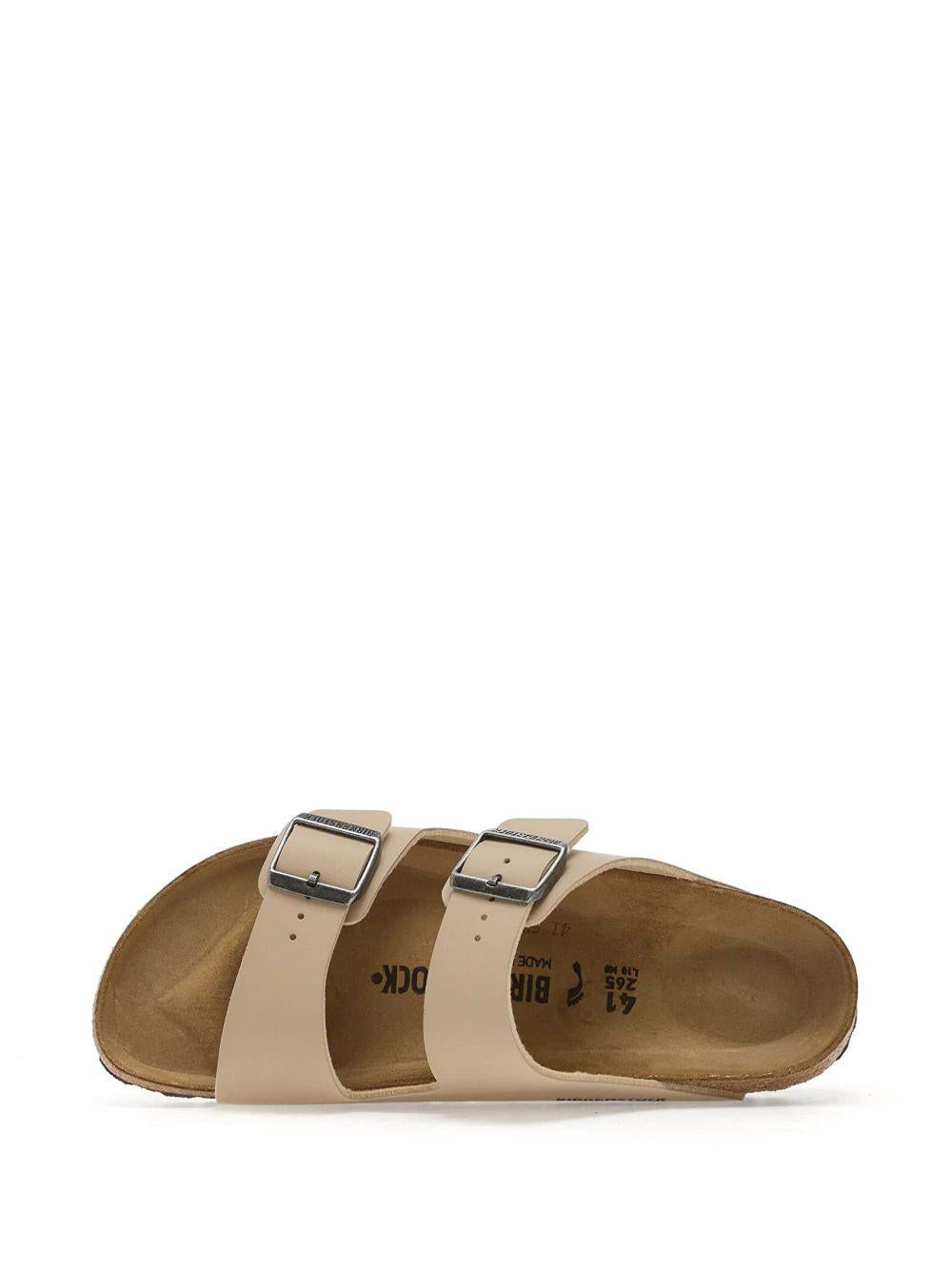BIRKENSTOCK Ciabatte Arizona beige con due cinturini 