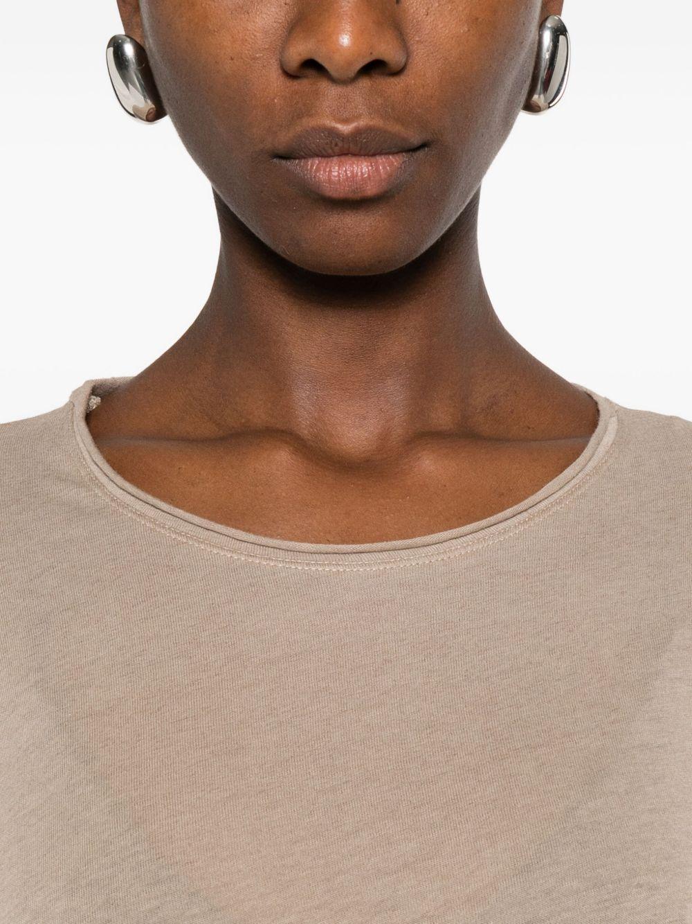 MAJESTIC FILATURES Maglia a maniche lunghe beige 