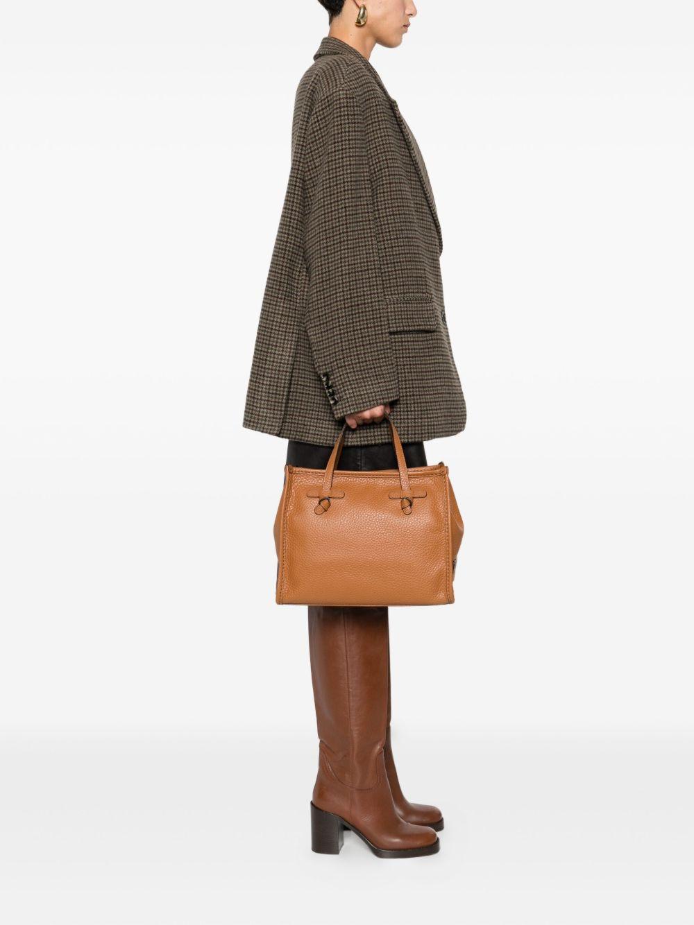 GIANNI CHIARINI Borsa a mano Miss Marcella in pelle beige 