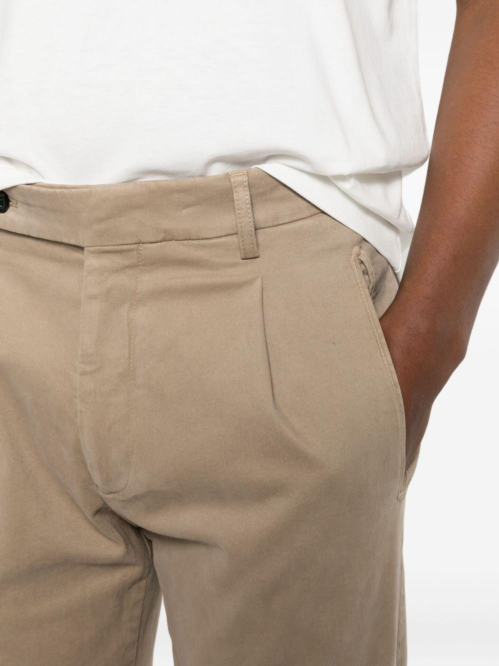 BERWICH Pantaloni in cotone elasticizzato beige 