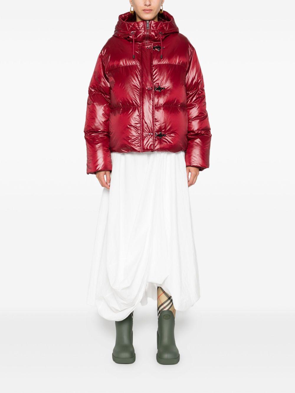 FAY Piumino 3 Ganci con cappuccio rosso 