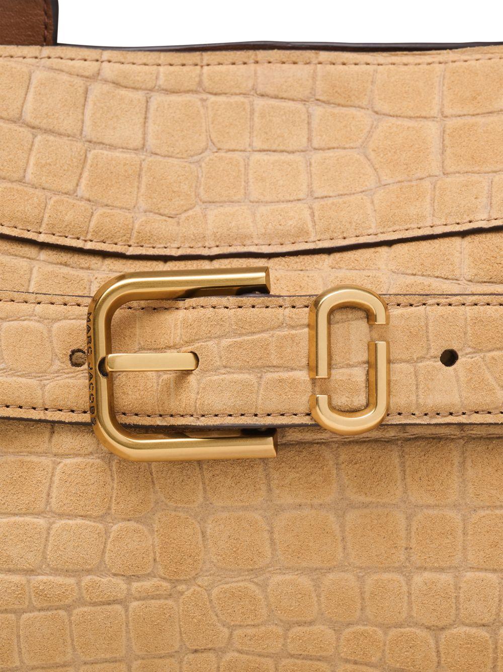 MARC JACOBS Borsa piccola Dakota in camoscio beige 