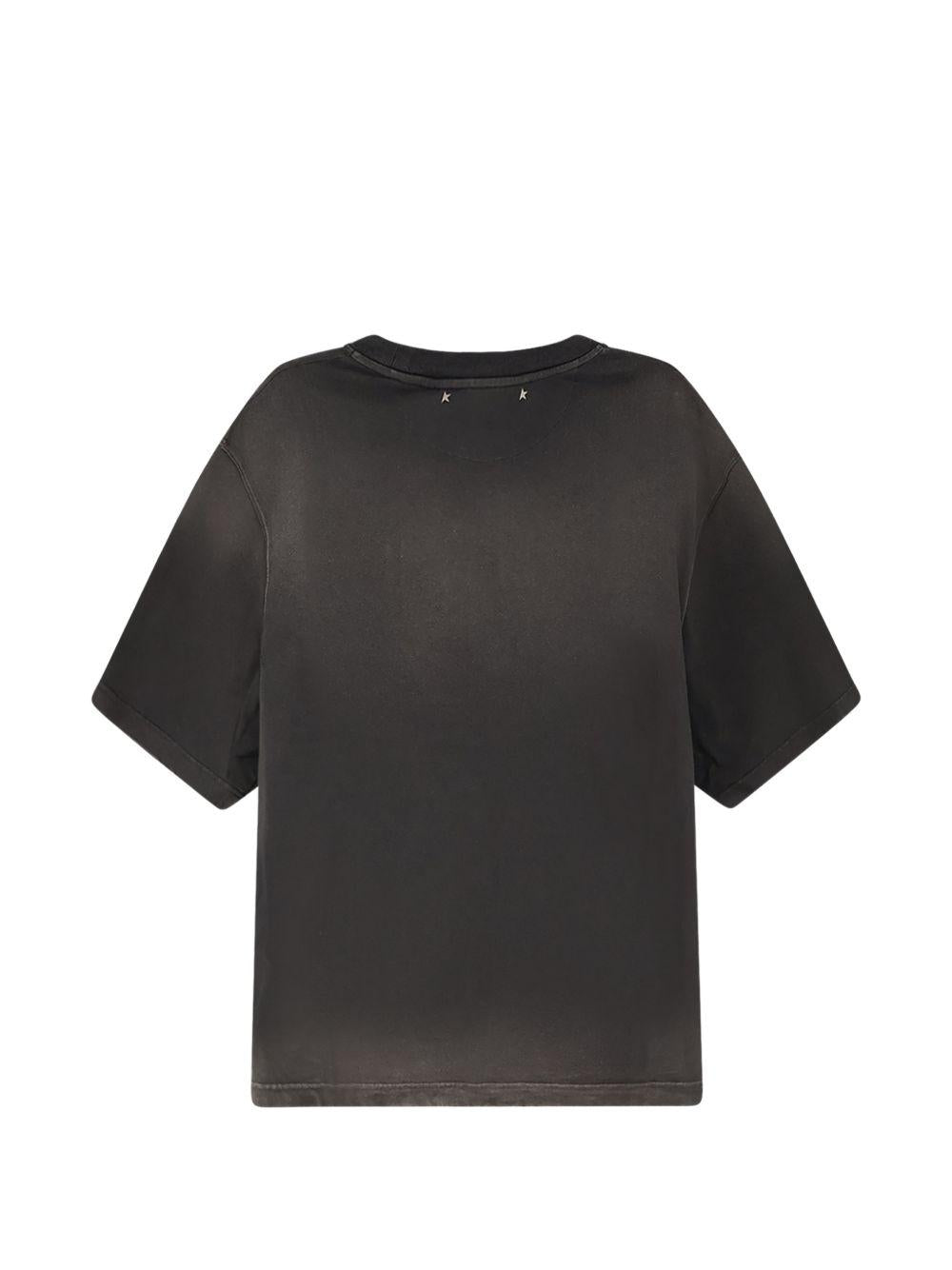 GOLDEN GOOSE T-shirt in cotone con stampa 