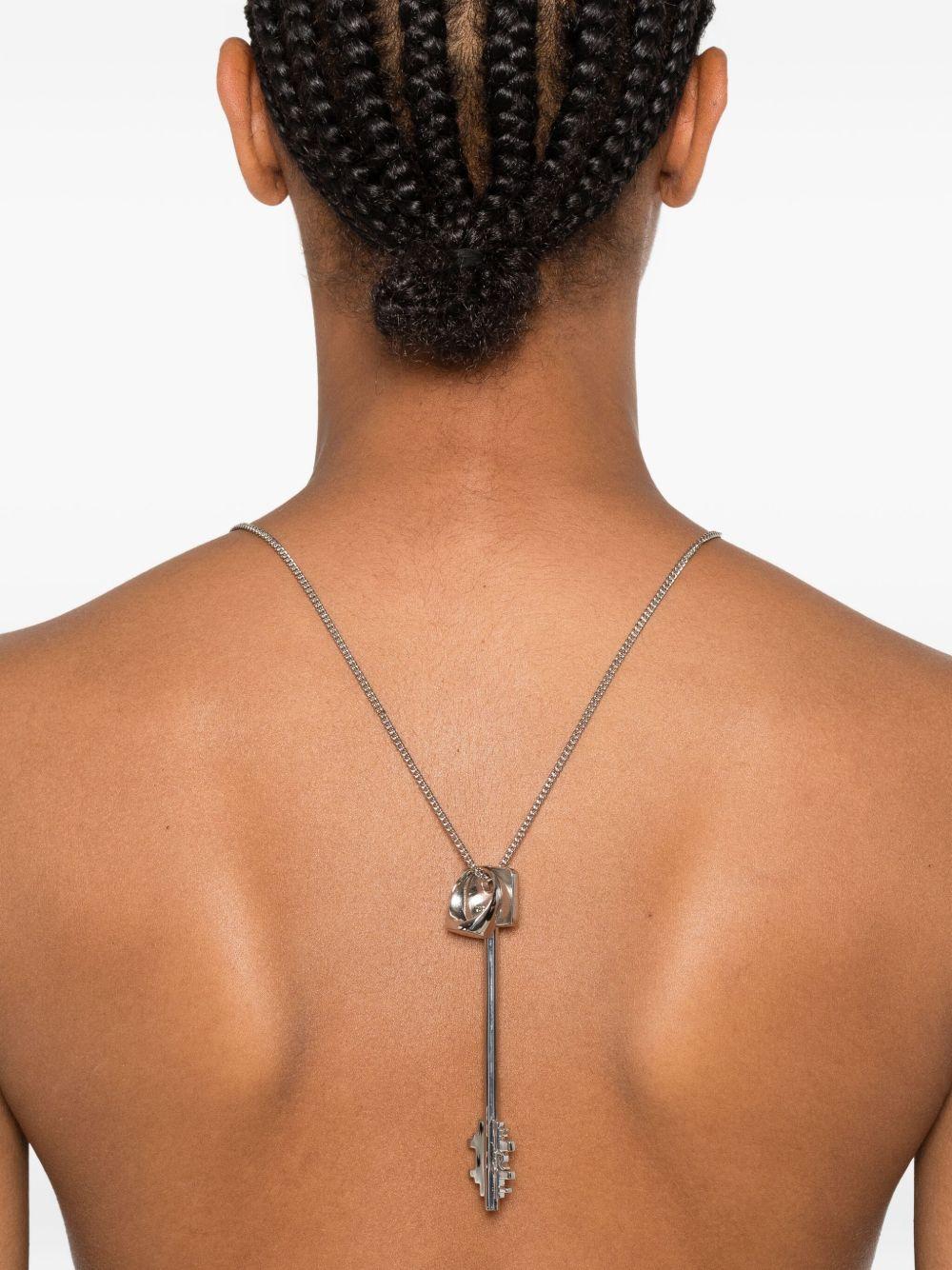 RABANNE Collana con pendente e anello 