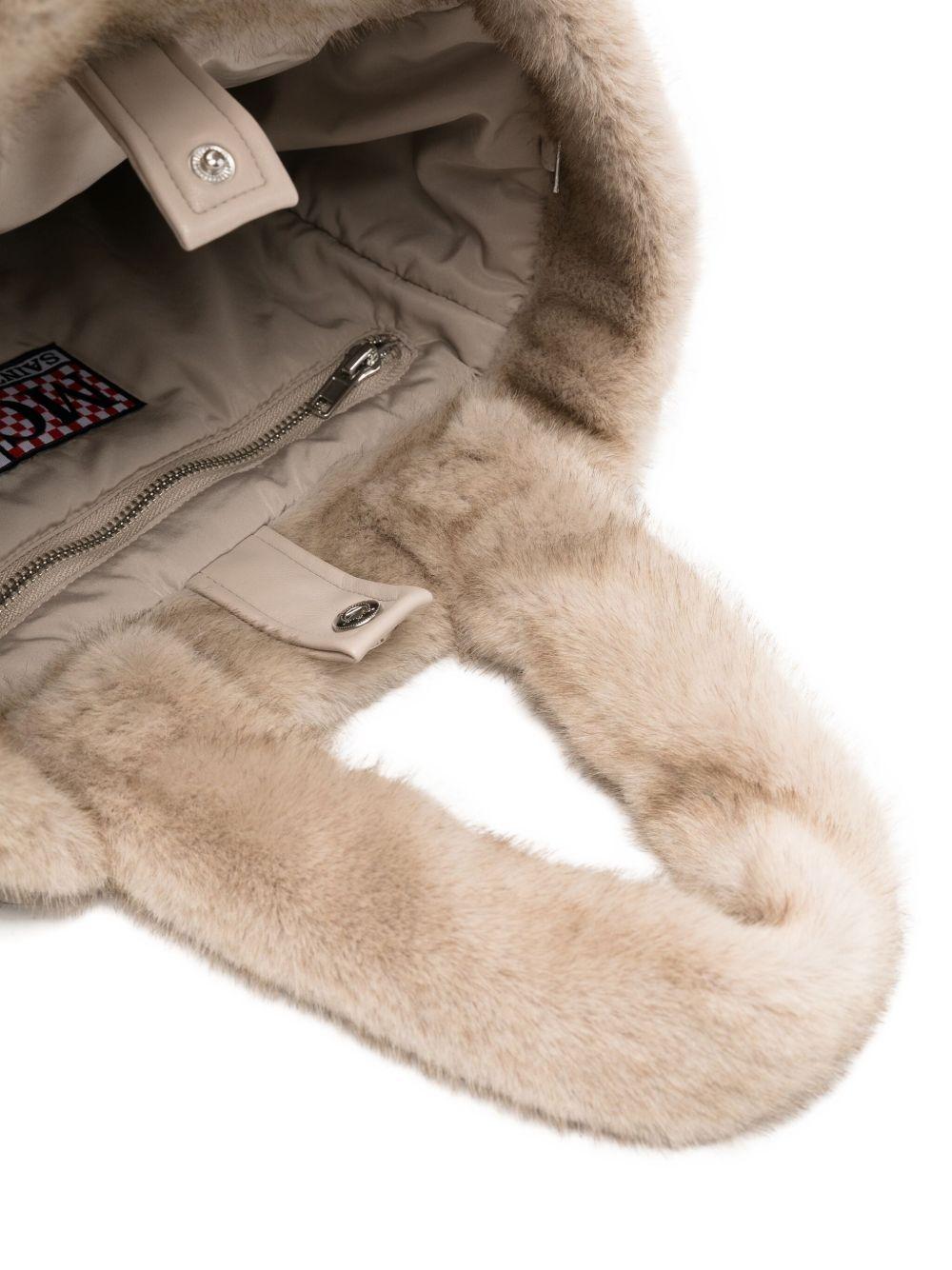 MC2 SAINT BARTH Borsa beige 'Colette Soft Fur' 