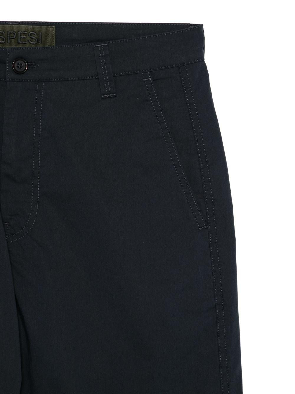 ASPESI Pantaloni blu casual a gamba dritta 